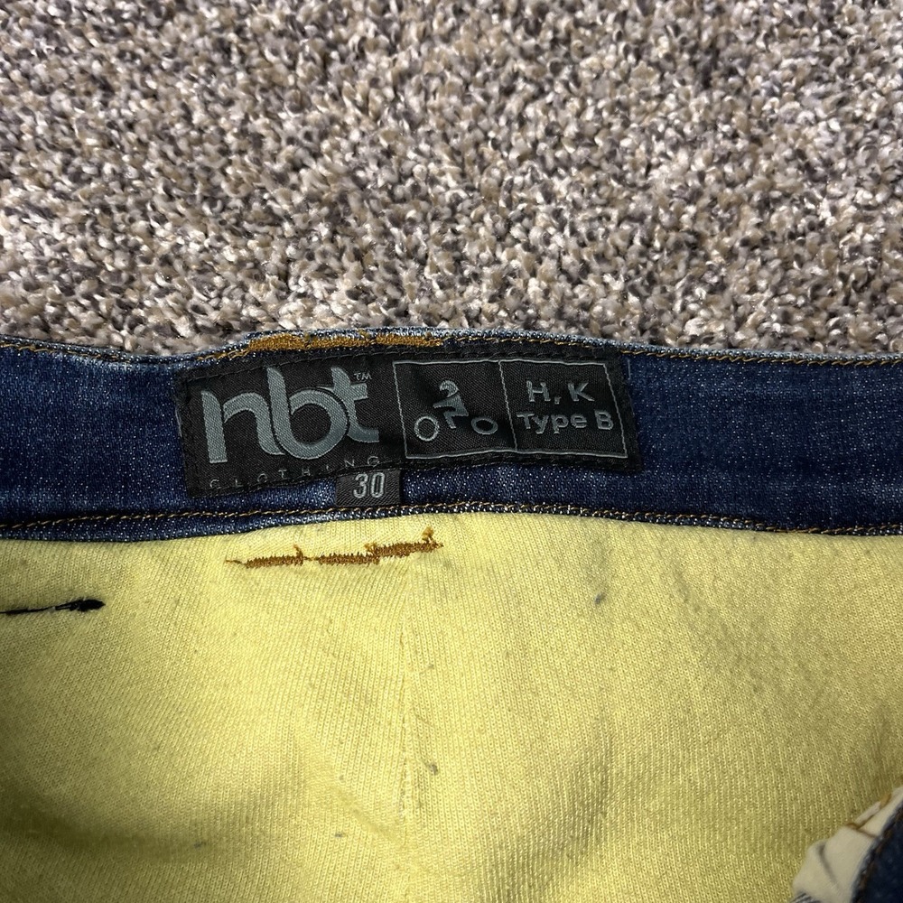 NBT Clothing Jeans Men Sz 30x31 H/K Type B Motorcycle Blue Biker Pants WITH PADS - Picture 7 of 16
